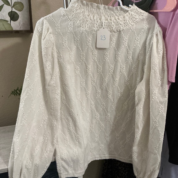 #23 SHEIN MOCK NECK BLOUSE - Picture 1 of 1